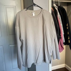H&M Taupe Basic Long Sleeve